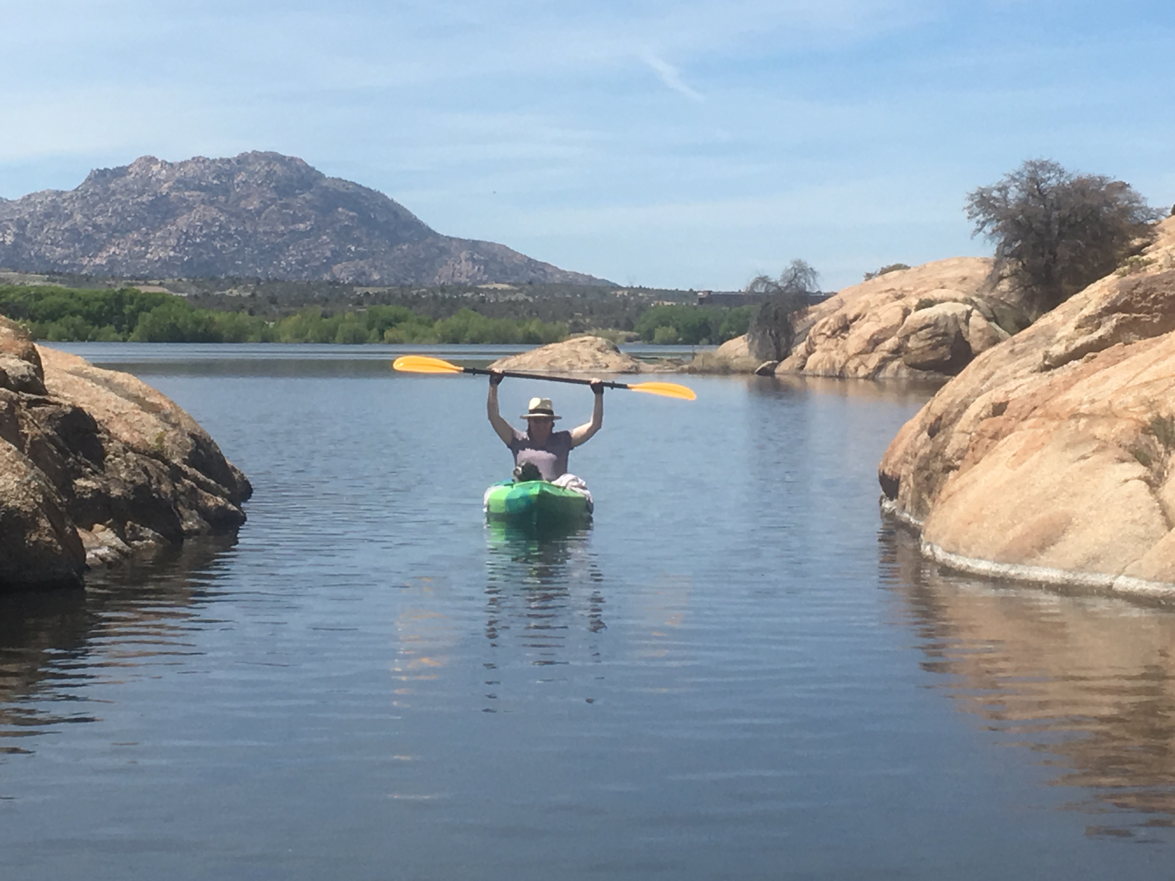 Melanie Swanson enjoys kayaking 