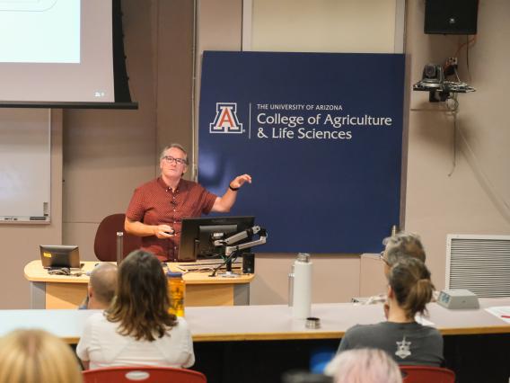 Dr. Benedetti Presenting at Environmental Science Colloquium at the University of Arizona