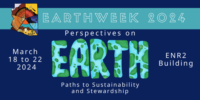 Flyer for University of Arizona Earth Week