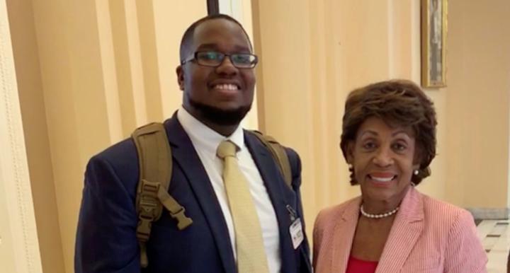 AJ Moses visited Washington DC as a 2019 UCAR Capitol Hill Scholars in early June.